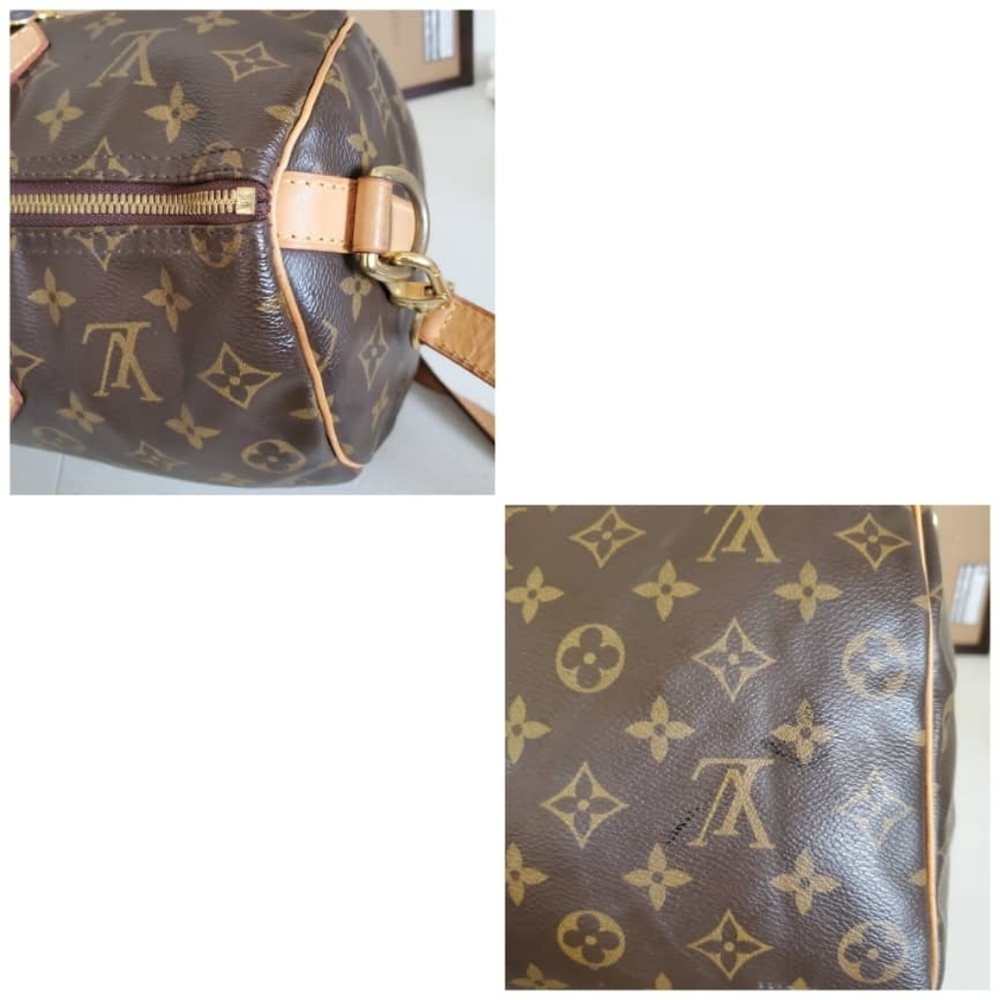 LOUIS VUITTON Monogram Bandouliere Speedy 35 Bag - Picture 8 of 14